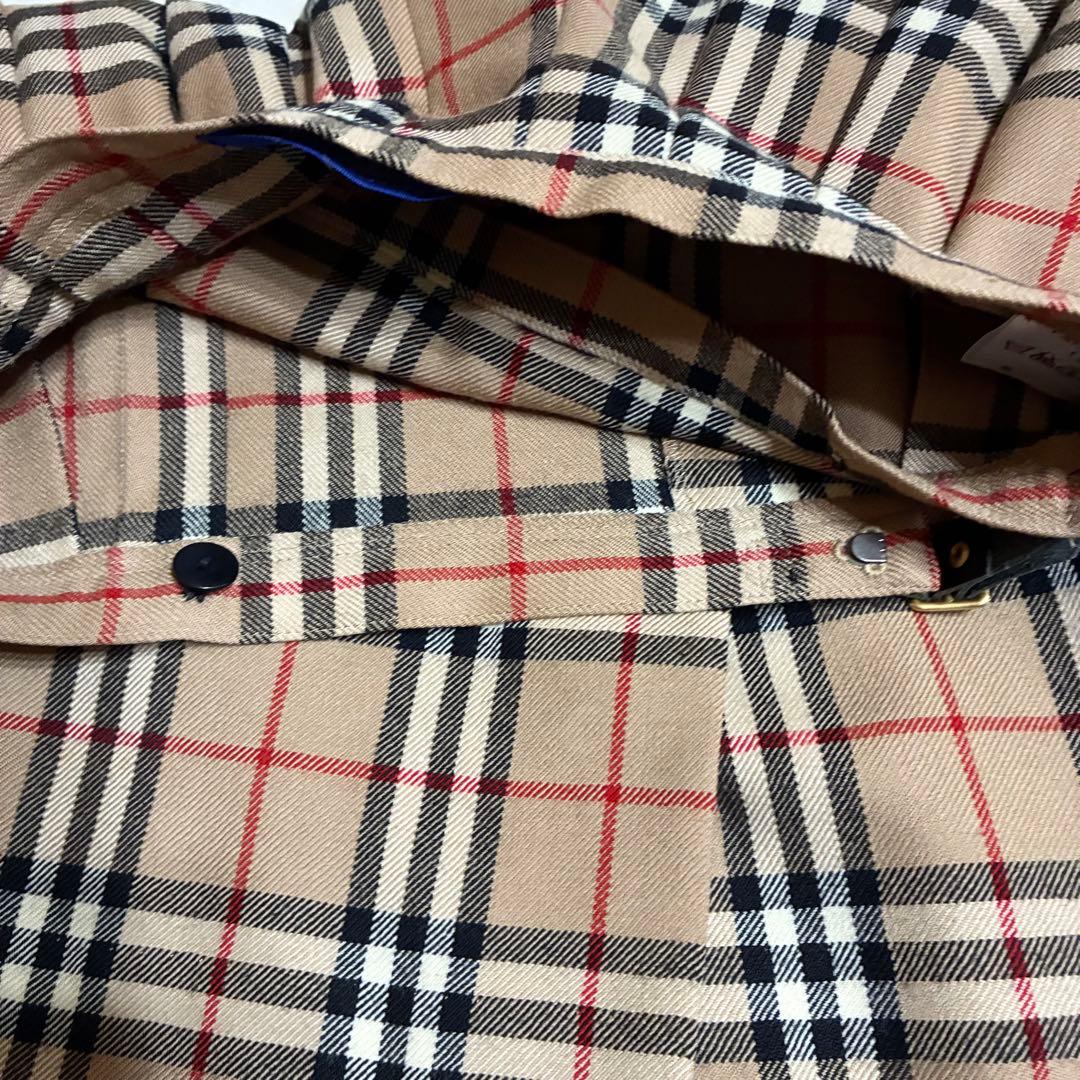 美品　BURBERRY BLUE LABEL プリーツスカート　ノバチェックM