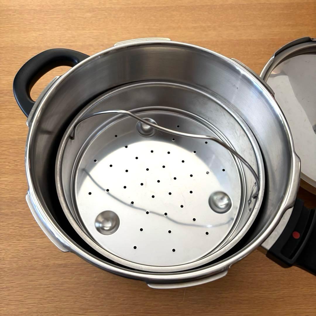 【Fissler】フィスラー ロイヤル ビタビット 圧力鍋 6L 蒸し器付き