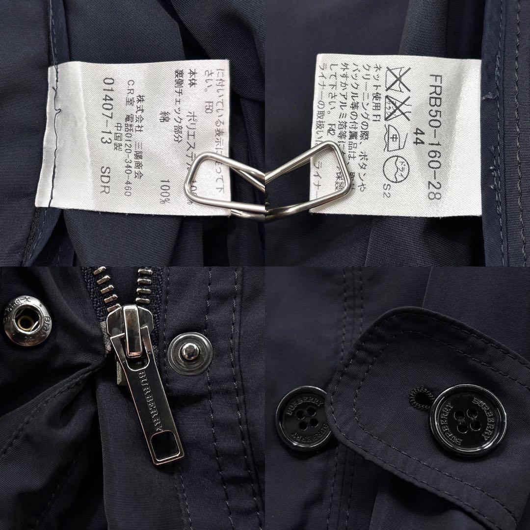 極美品】ＢＵＲＢＥＲＲＹ　バーバリー　モッズコート　トレンチ　ノバチェック　XL