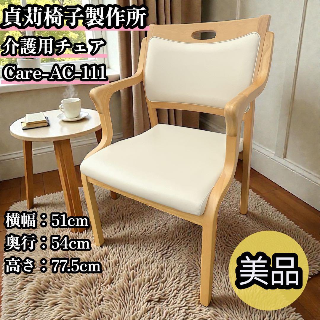 【美品】貞苅椅子製作所 Care-AC-111 介護用椅子 チェア