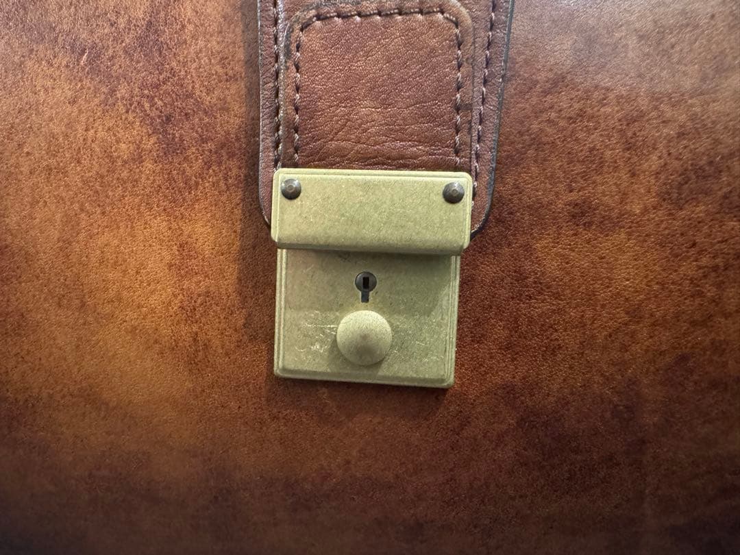 美品 青木鞄 Lugard G3 ダレスバッグ ビジネスバッグ 本革 ブラウン