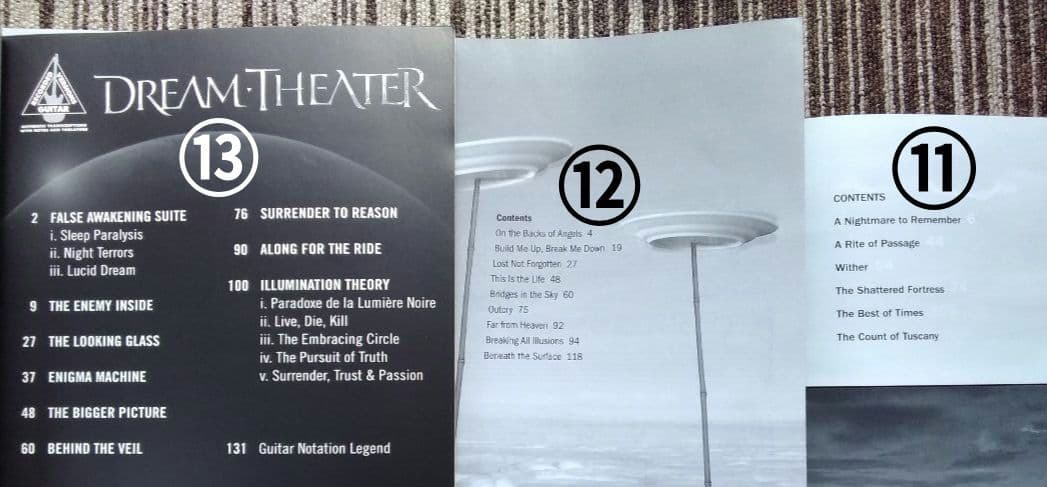 DREAM THEATER 楽譜 ドリームシアター スコア 15冊 まとめ売り