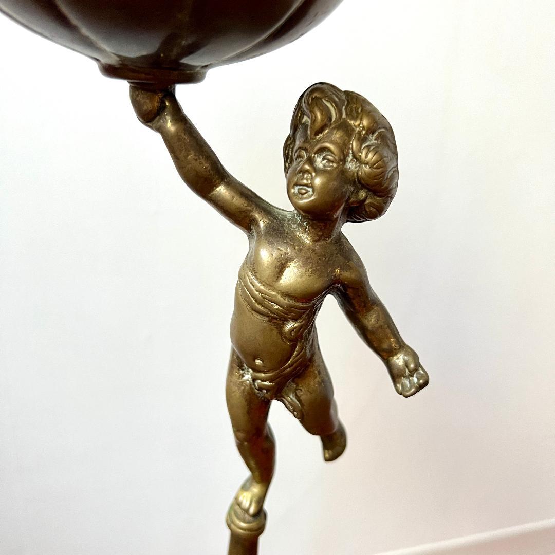 灰皿 スタンド灰皿 フランス製 アールヌーボー ロココ調 アンティーク レトロ