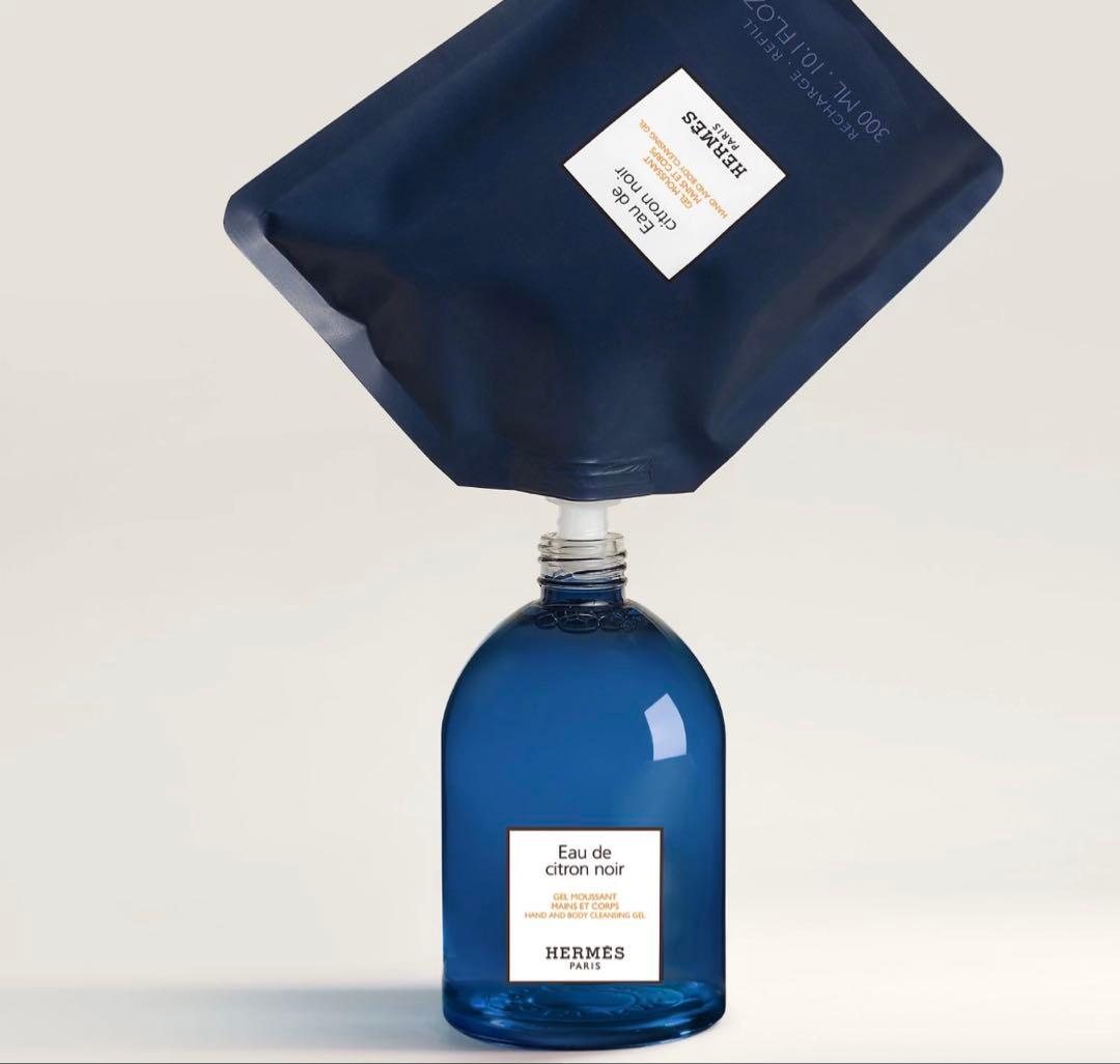 HERMES ハンド&ボディクレンジングジェル300mlとソープ3点セット