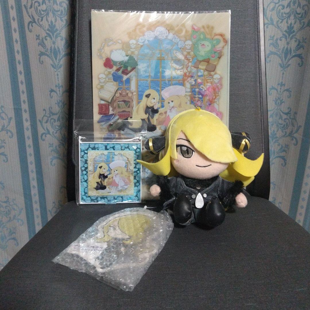 ポケモン シロナぬいぐるみ サザナミタウン クリアファイル 折りたたみミラー