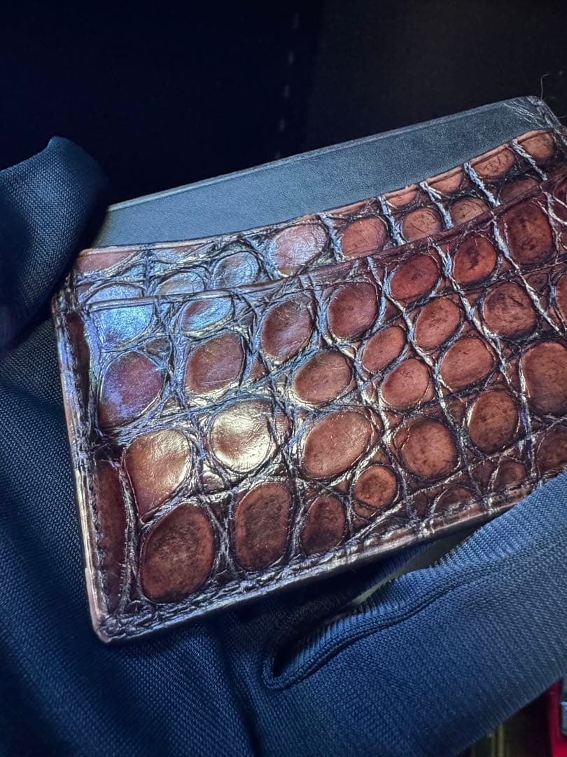 ベルルッティ Berluti クロコダイル名刺ケース　カード