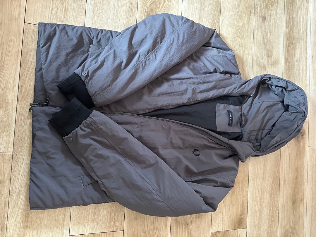 ブラック フード付き モッズコート