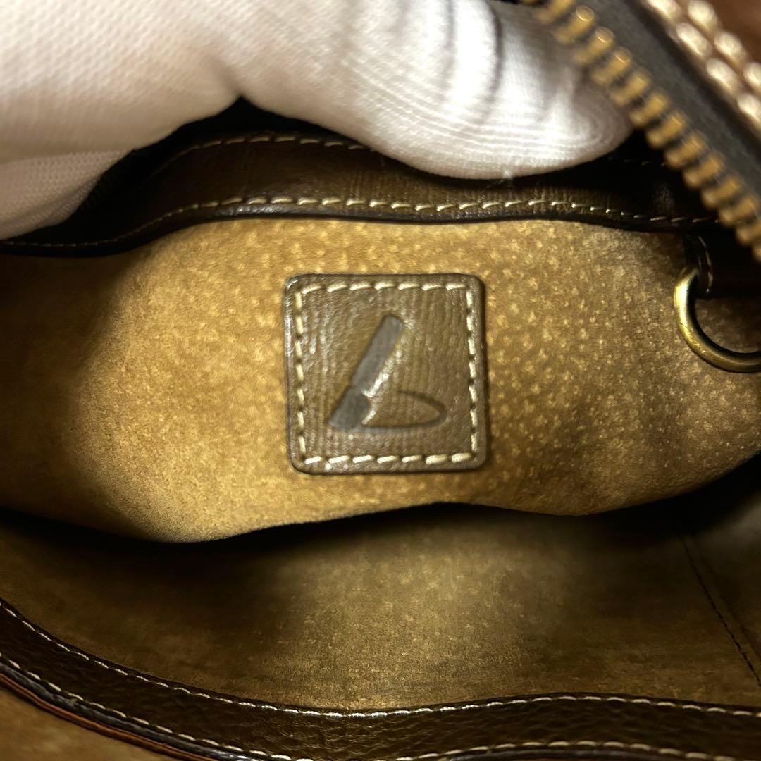 美品✨ 土屋鞄 ツチヤカバン トーンオイルヌメ ジップトップショルダーバッグ