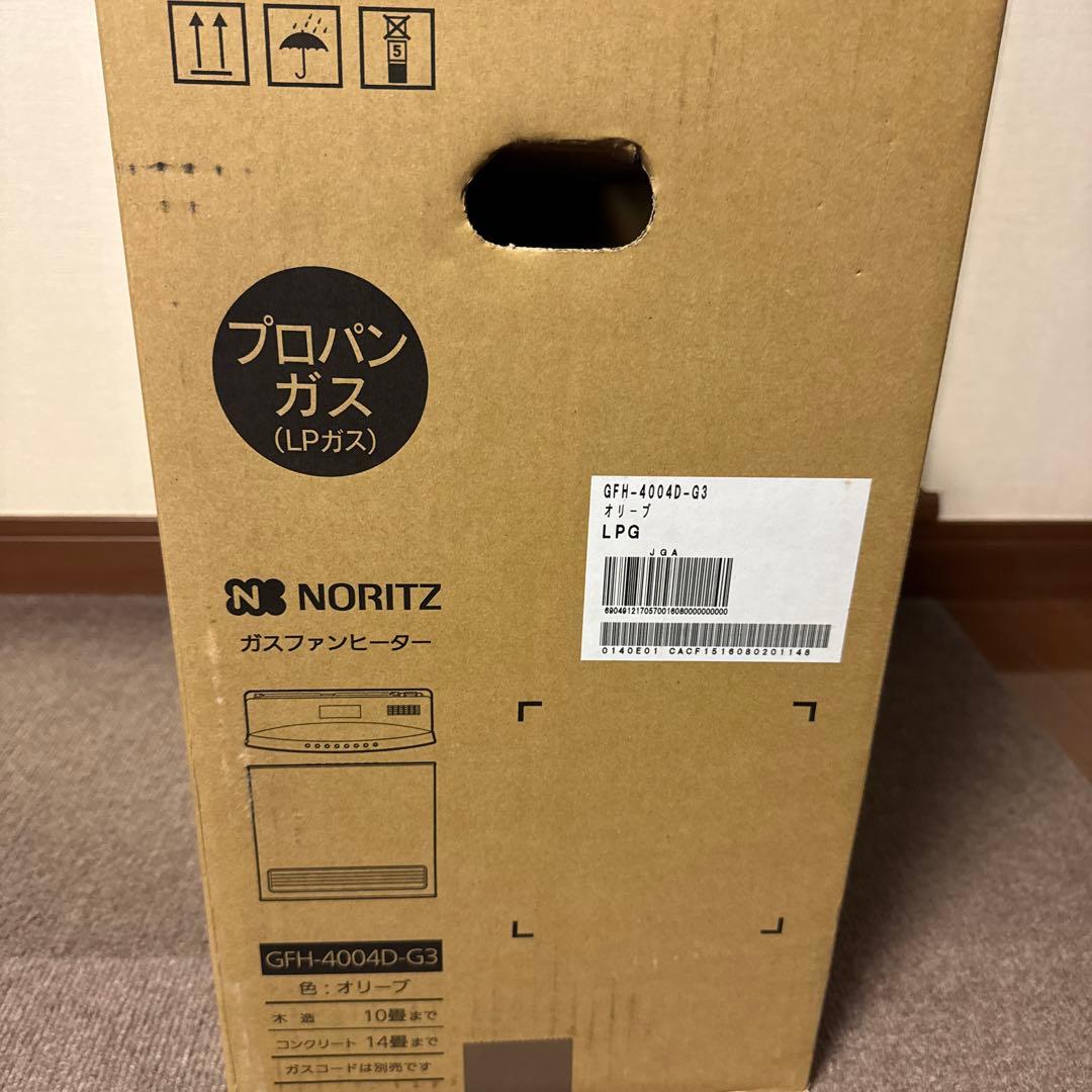 ノーリツ LPガス用 ファンヒーター　GFH-4004D ナノイー機能