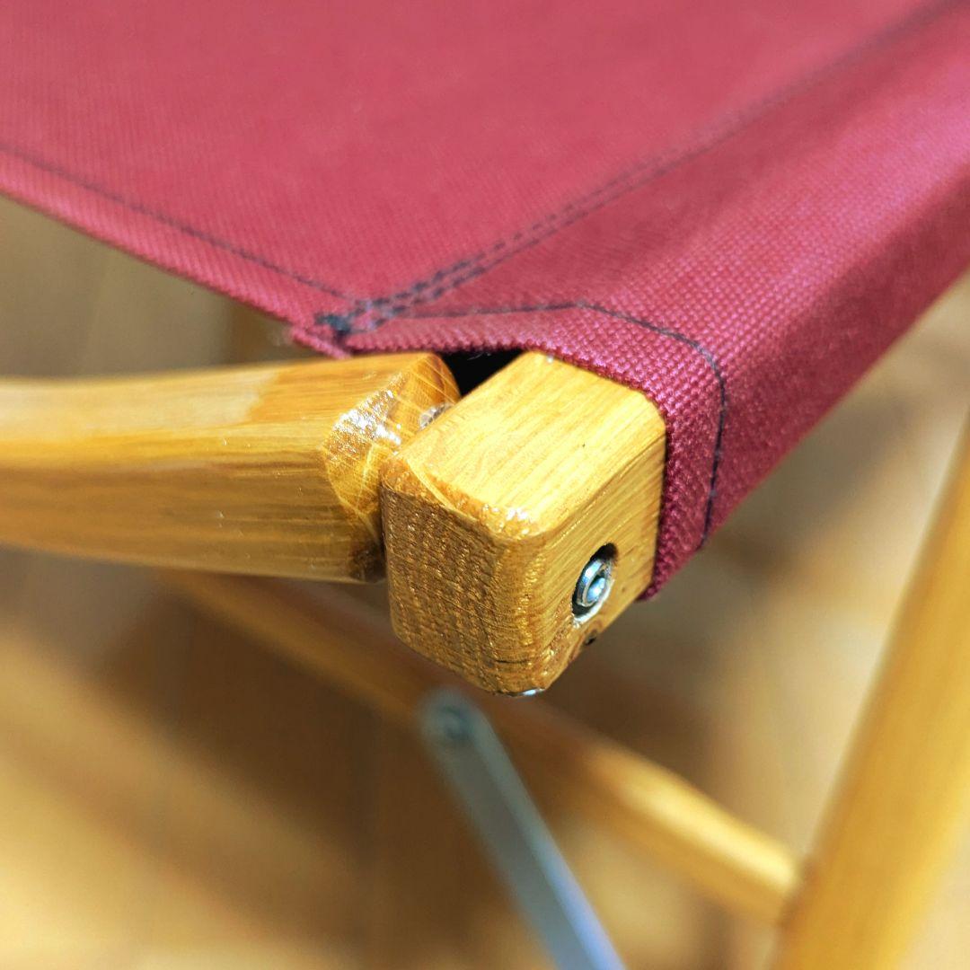 カーミットチェア　ワイド　バーガンディ　レッド