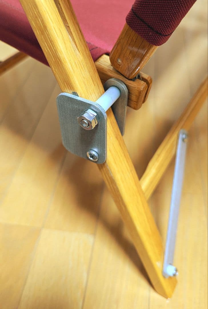 カーミットチェア　ワイド　バーガンディ　レッド