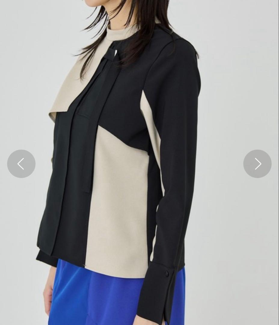 1/2まで年末年始セール中【UNITED TOKYO】フレアレイヤードブラウス