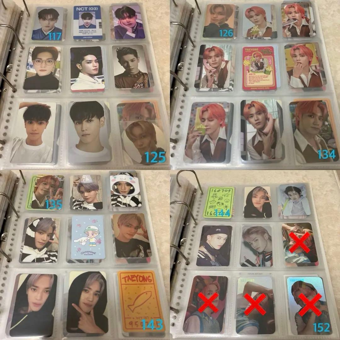 NCT NCT127 テヨン トレカ ジェヒョン ジョンウ マーク ヘチャン