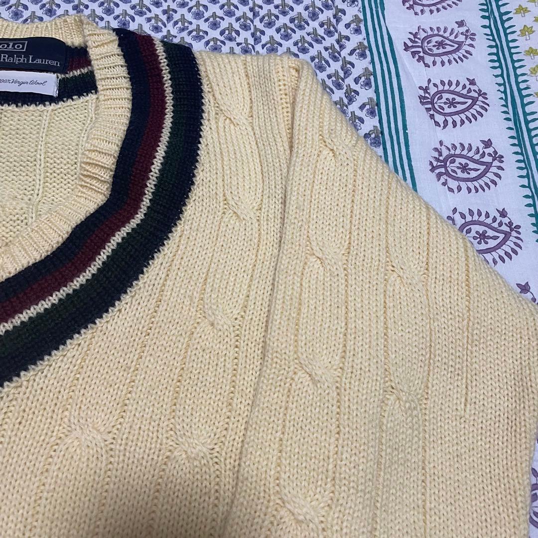 しらPolo Ralph Lauren 100% チルデンニット