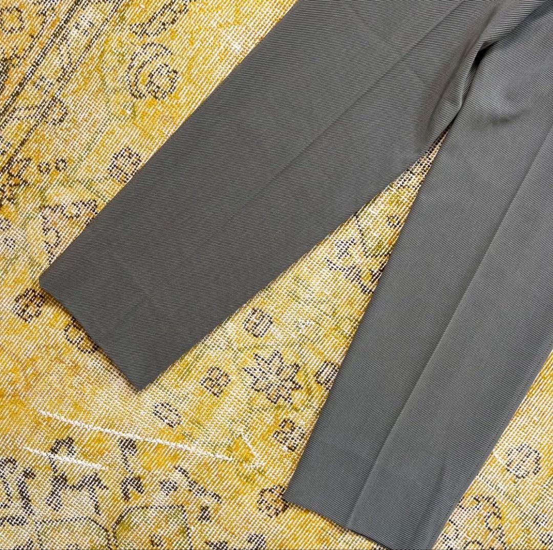 giorgio armani ダークグレー スラックス 2タック