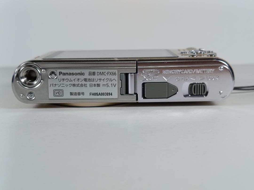 Panasonic LUMIX DMC-FX66 ゴールド デジカメ 動作品