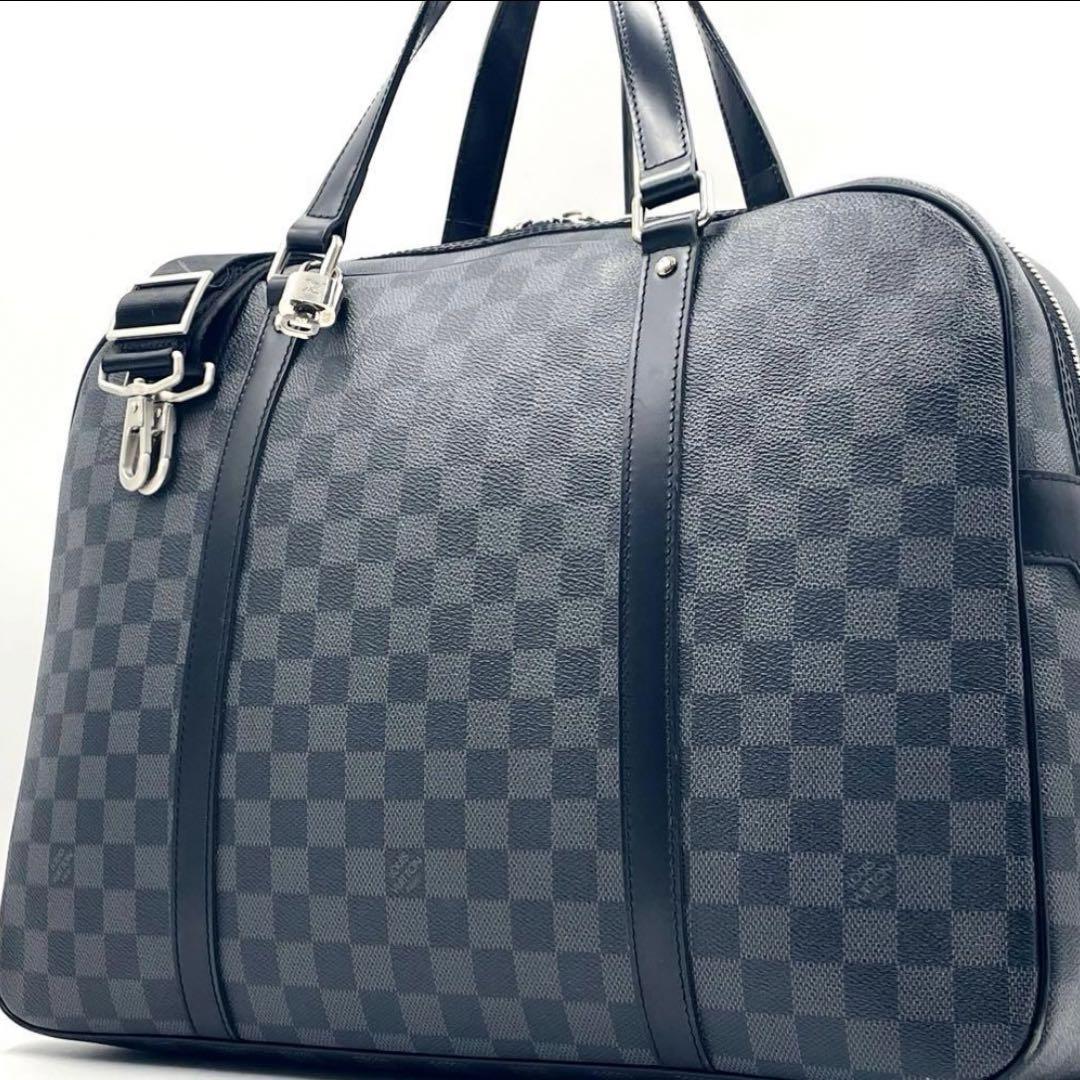 【美品】ルイヴィトン ダミエグラフィット ヨーン 2wayビジネスバッグ 大容量