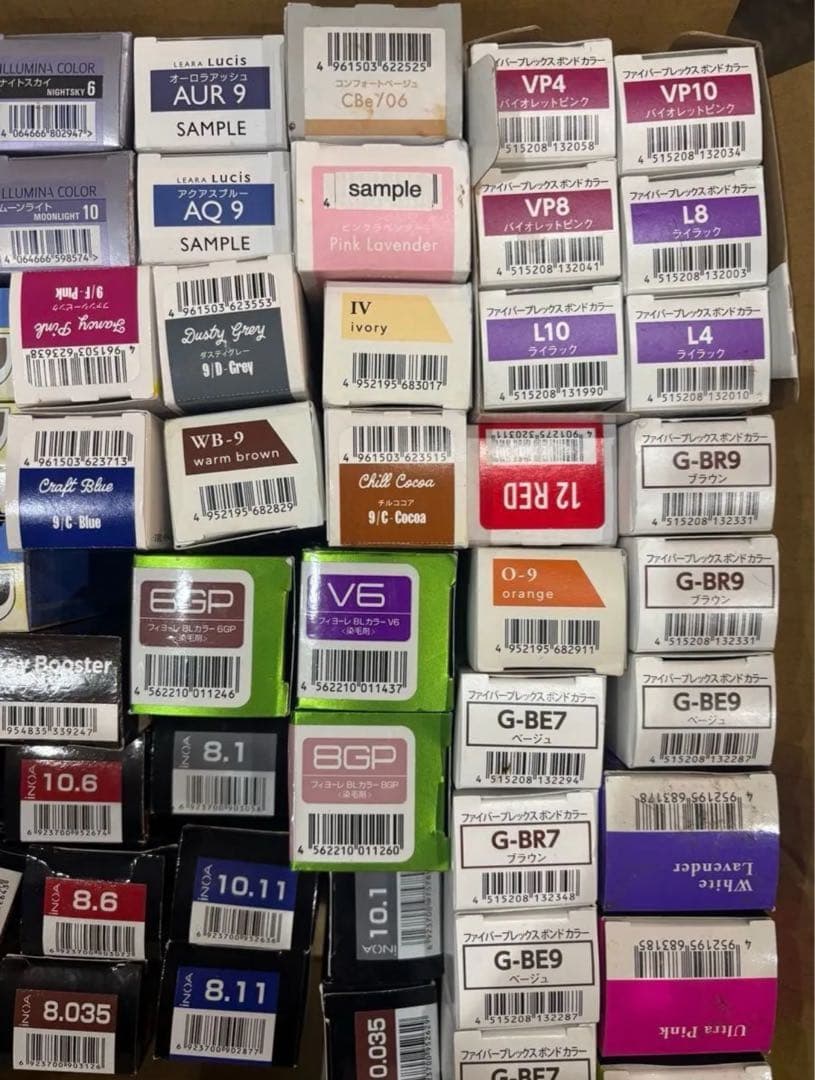 カラーリング剤 セット　70本