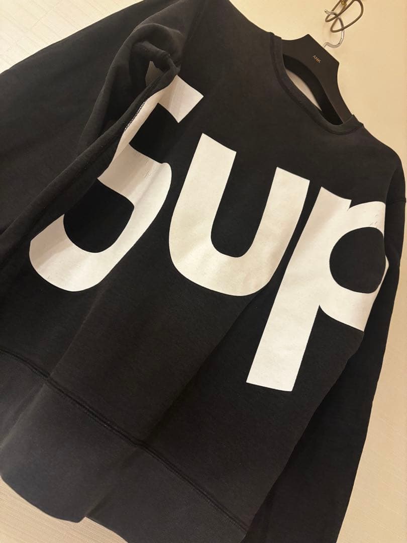 Supreme ビッグロゴ スウェット ブラック Mサイズ