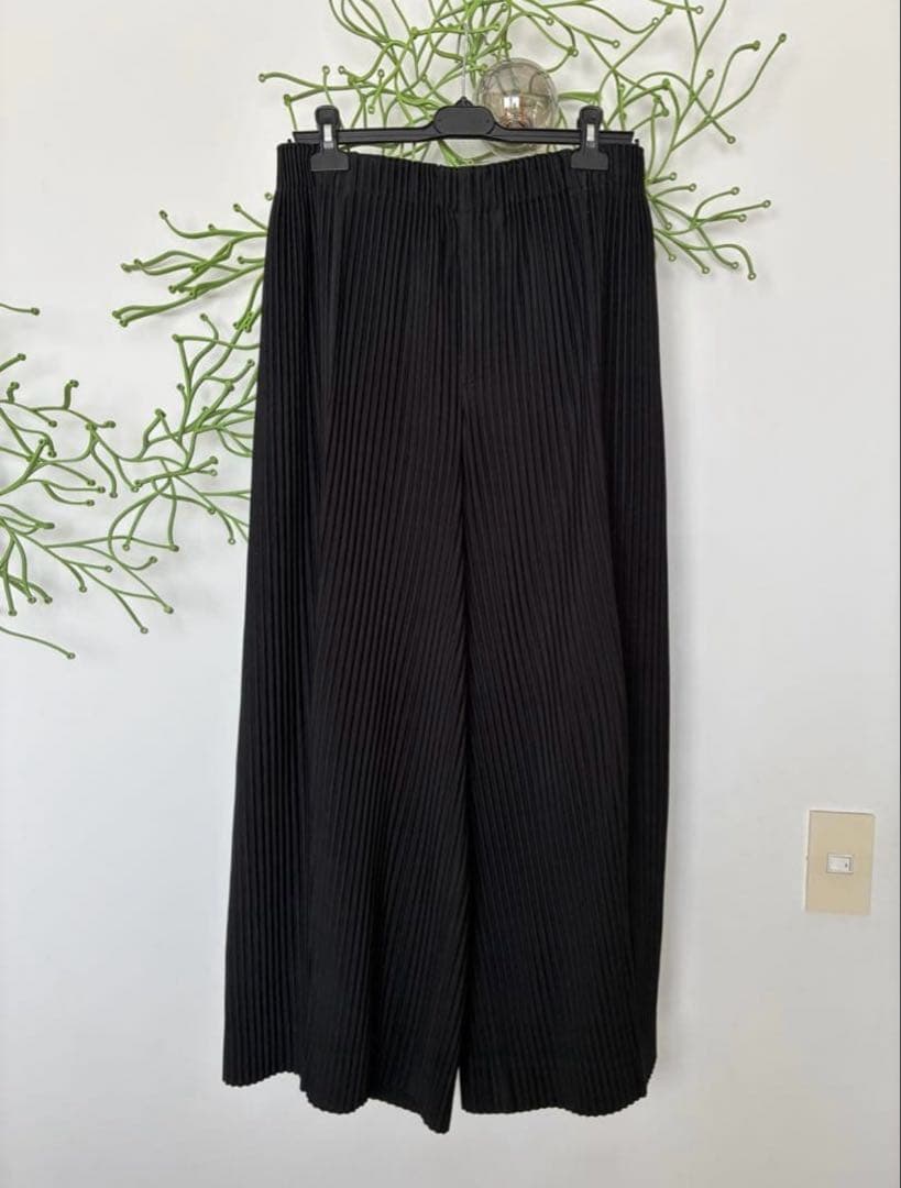 HOMME PLISSE ISSEY MIYAKE プリーツ ワイドパンツ