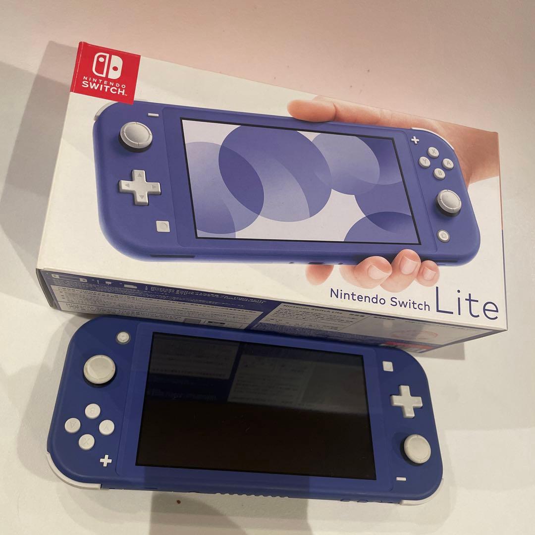 【週末限定】美⭐︎任天堂Switch Nintendo Lite ブルー＆充電器付