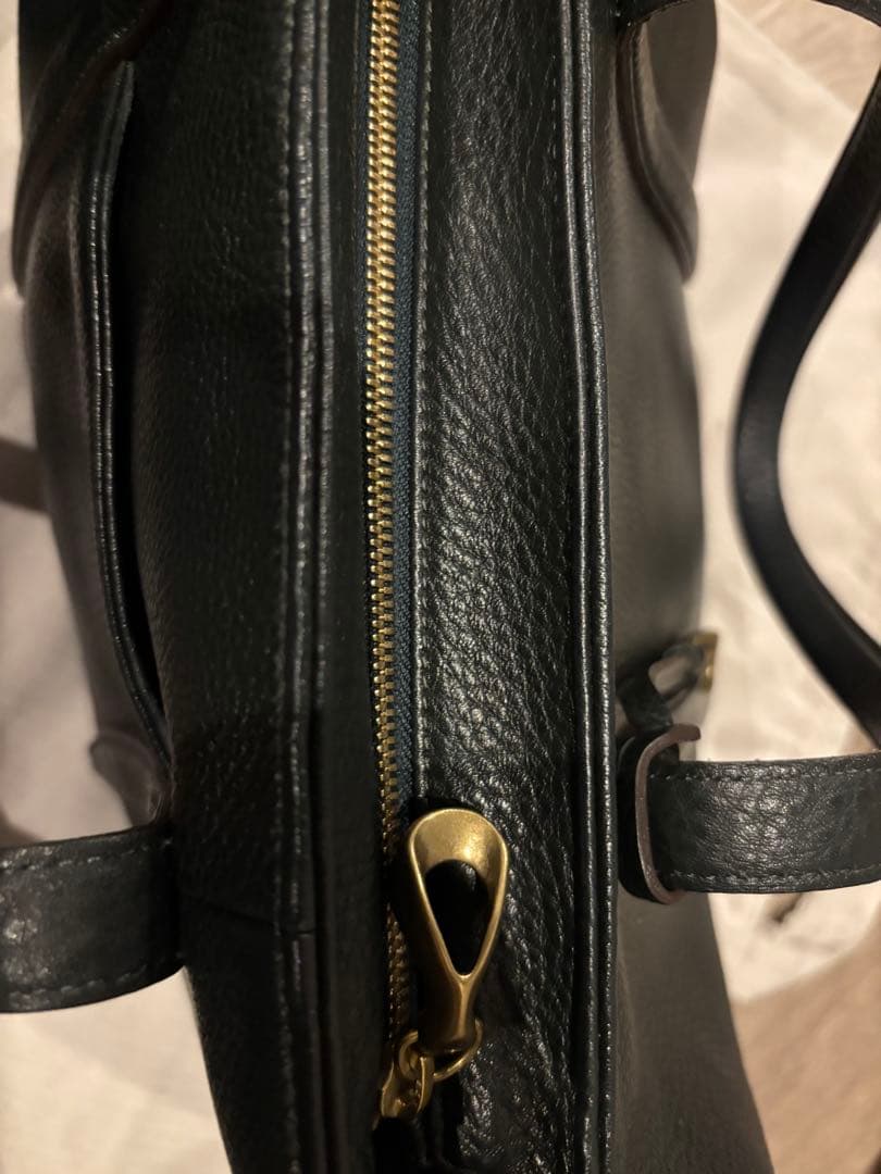 大幅値下げ！ETiAM エティアム　ｆｌｅｘｉダークグリーン　レザートートバッグ