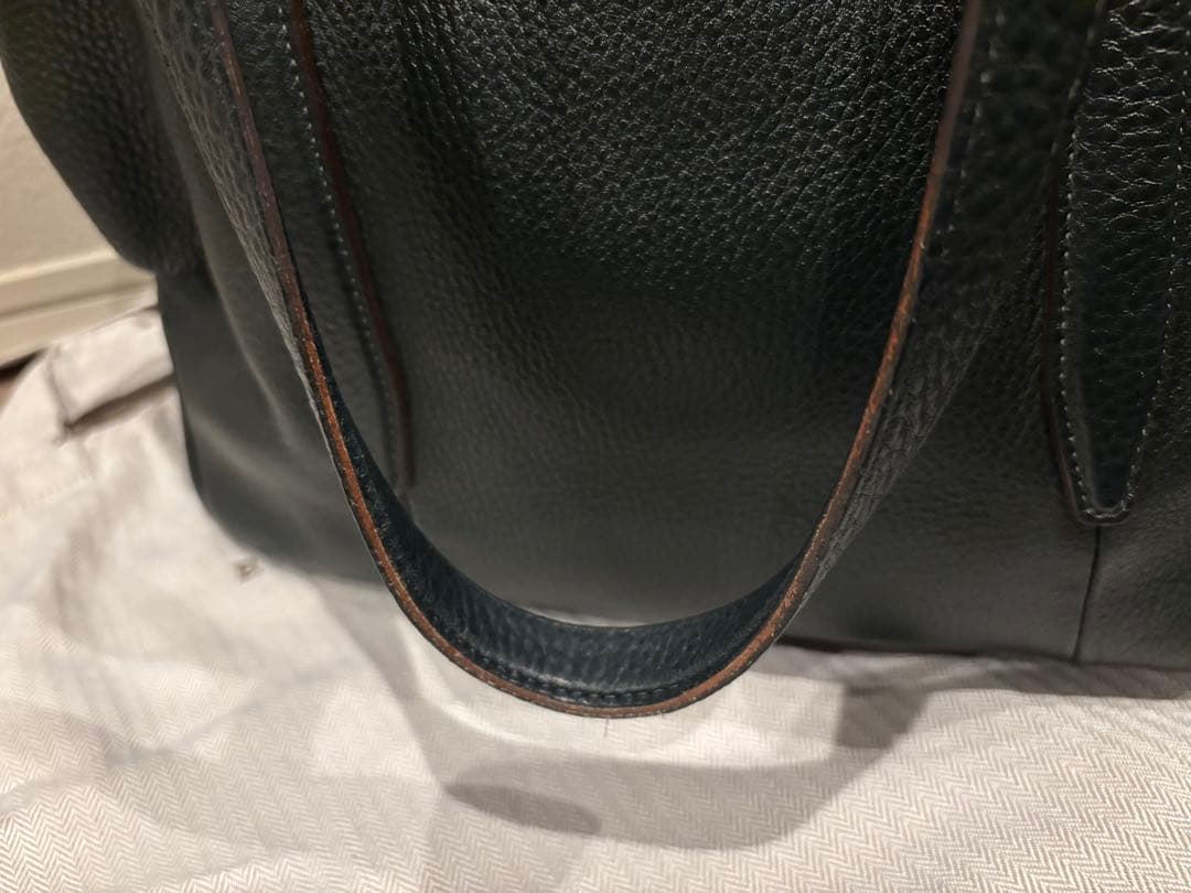 大幅値下げ！ETiAM エティアム　ｆｌｅｘｉダークグリーン　レザートートバッグ