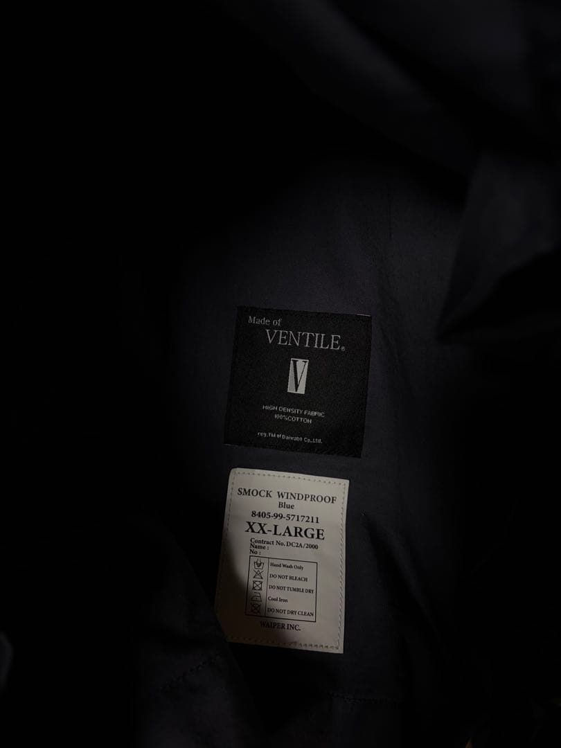 WAIPER.incイギリス軍NAVYベンタイルスモックパーカー