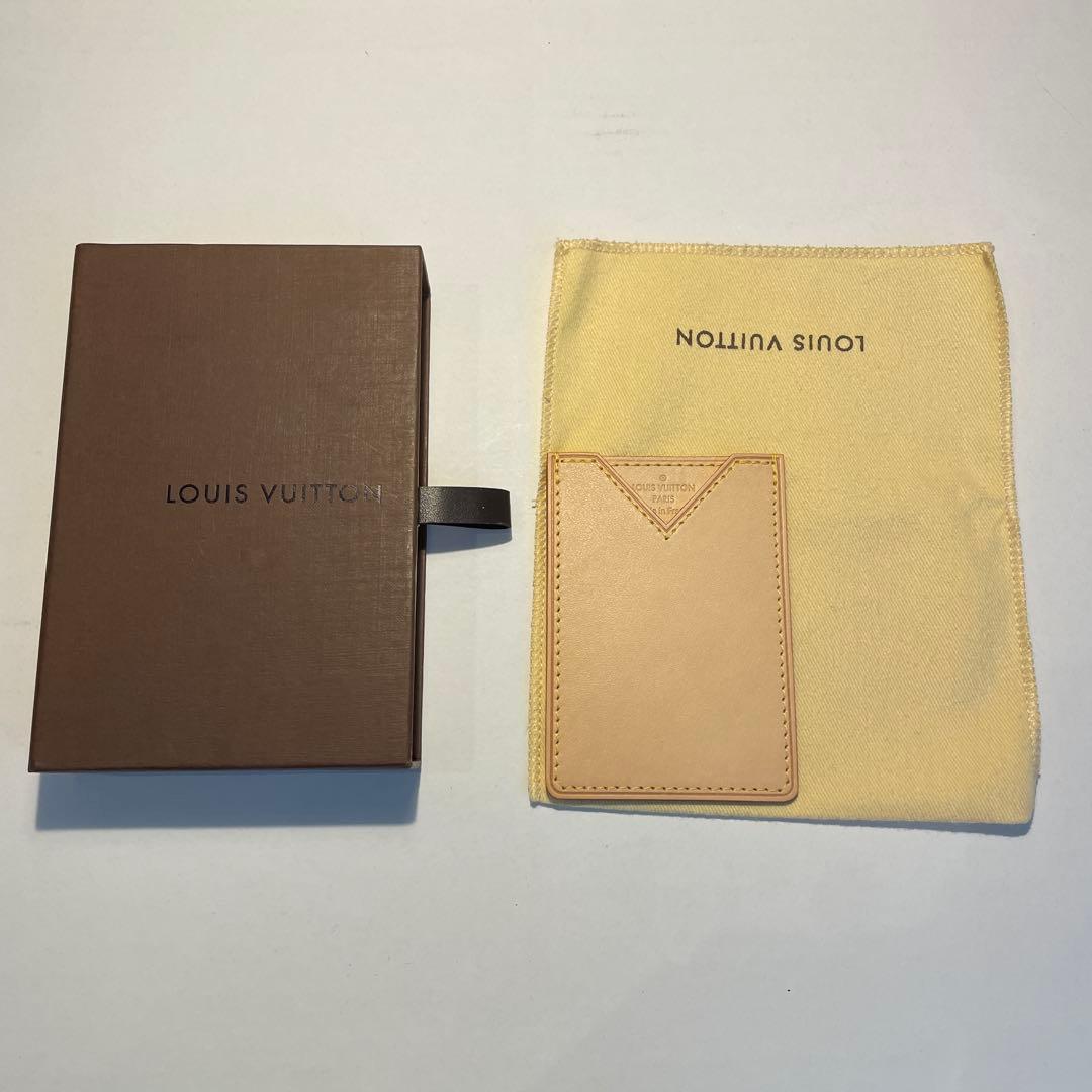 【中古 美品】ルイヴィトン 名刺入れ ヌメ革 パスケース　フランス製
