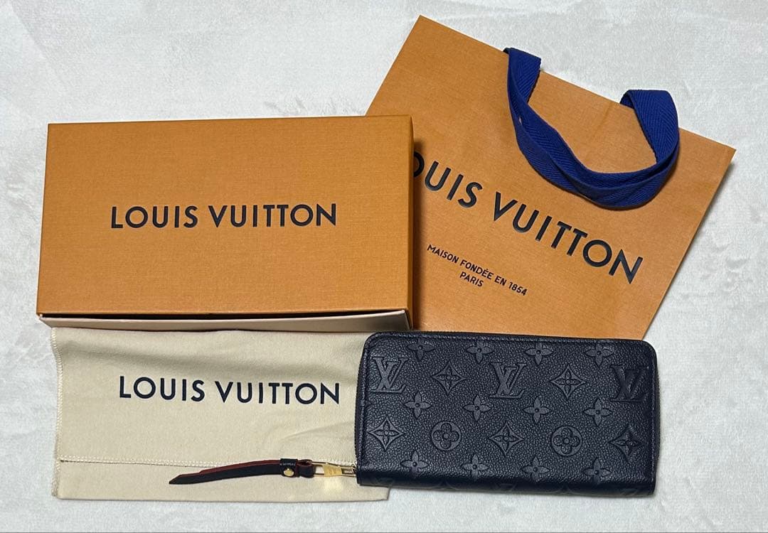 ルイ・ヴィトン長財布 モノグラム・アンプラント ジッピーウォレット