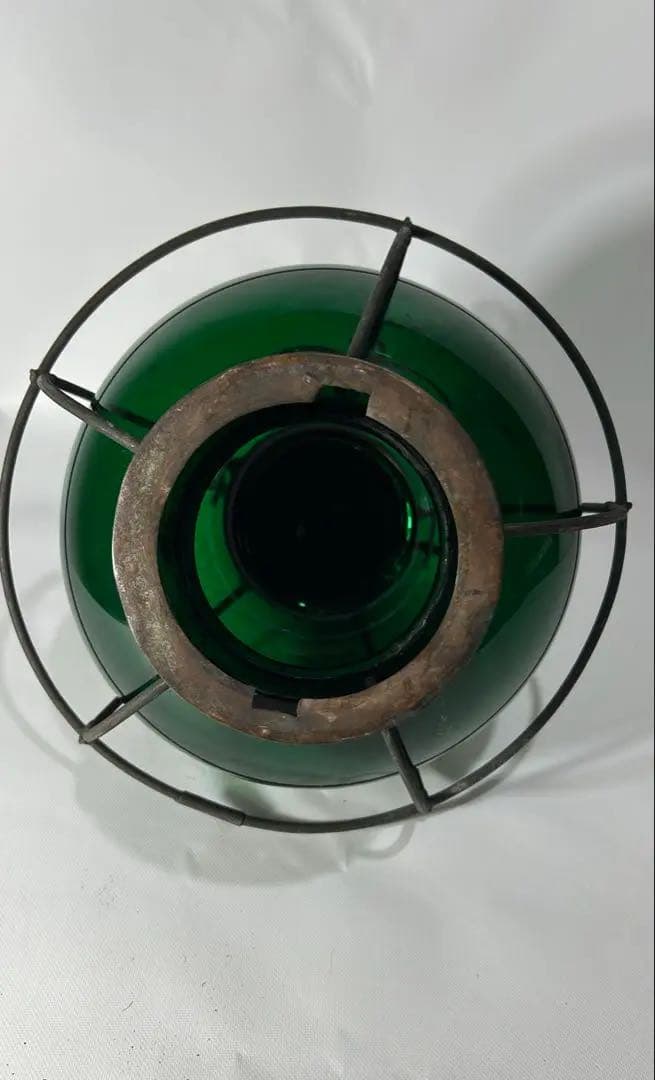 昭和レトロ　船舶用ランタン（吊り下げ/平置き100V電源点灯改造）＜25b14＞