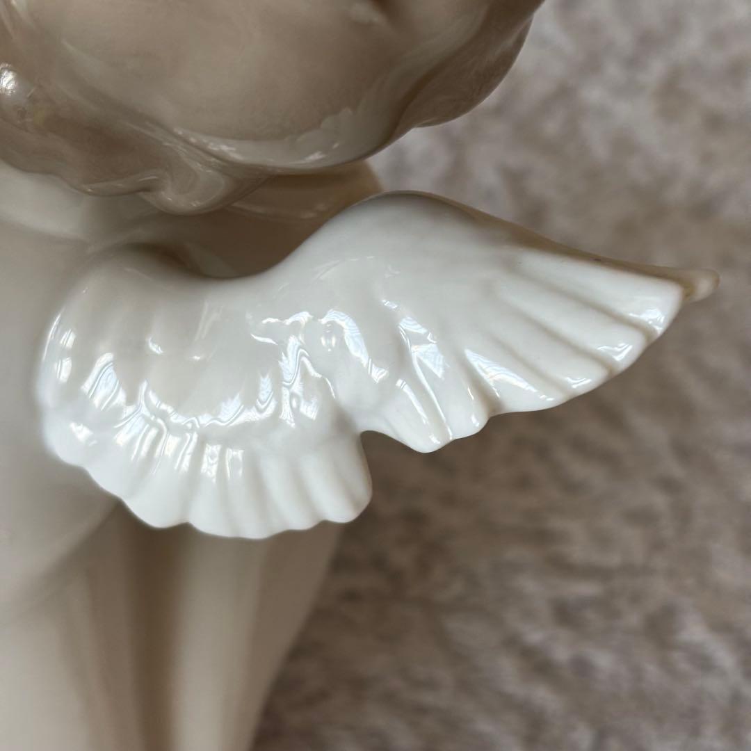 【新品・箱付き】リヤドロ 天使の考えごと（なんとかなるよ）