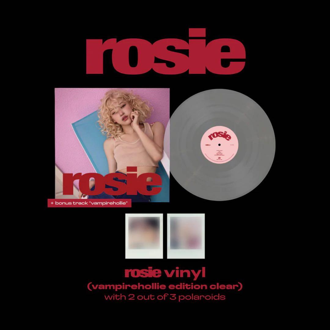 【新品未開封】BLACKPINK ロゼ rosie vinyl LP　Clear