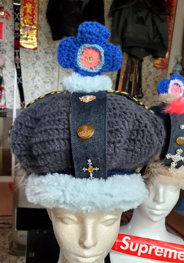 手編み CROWNHAT クラウンハット