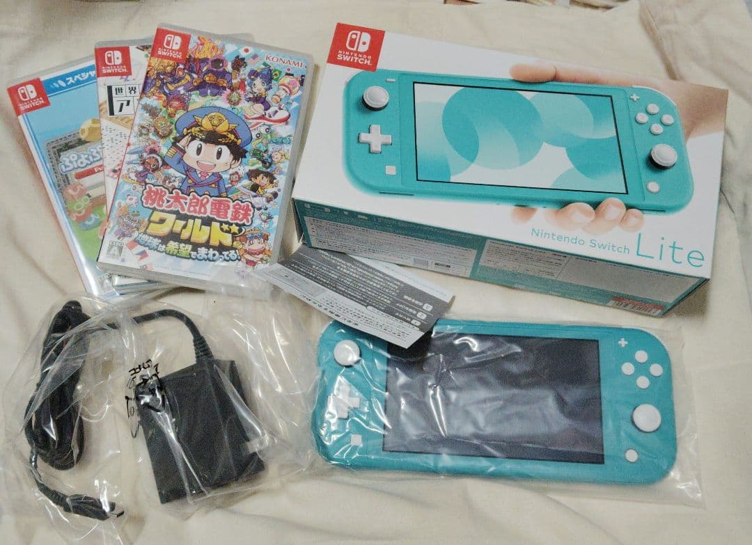 Nintendo Switch Lite ターコイズ　ソフトセット