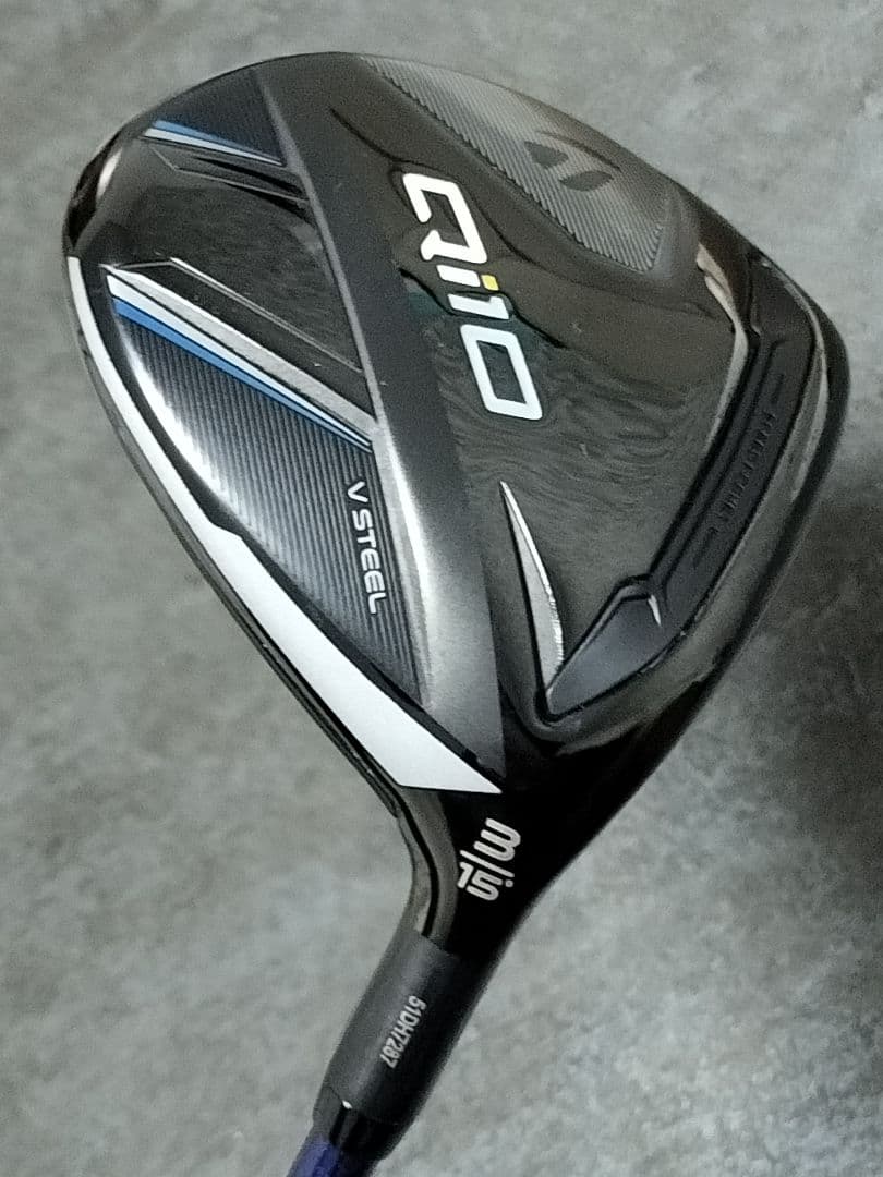 Qi10 3w 5w 2本セット ベンタスTRブルー5R　テーラーメイド