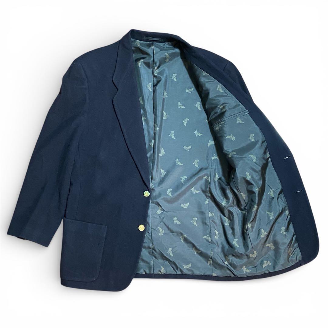 EMPORIO ARMANI エンポリオアルマーニ 金ボタン カシミヤ混ブレザー