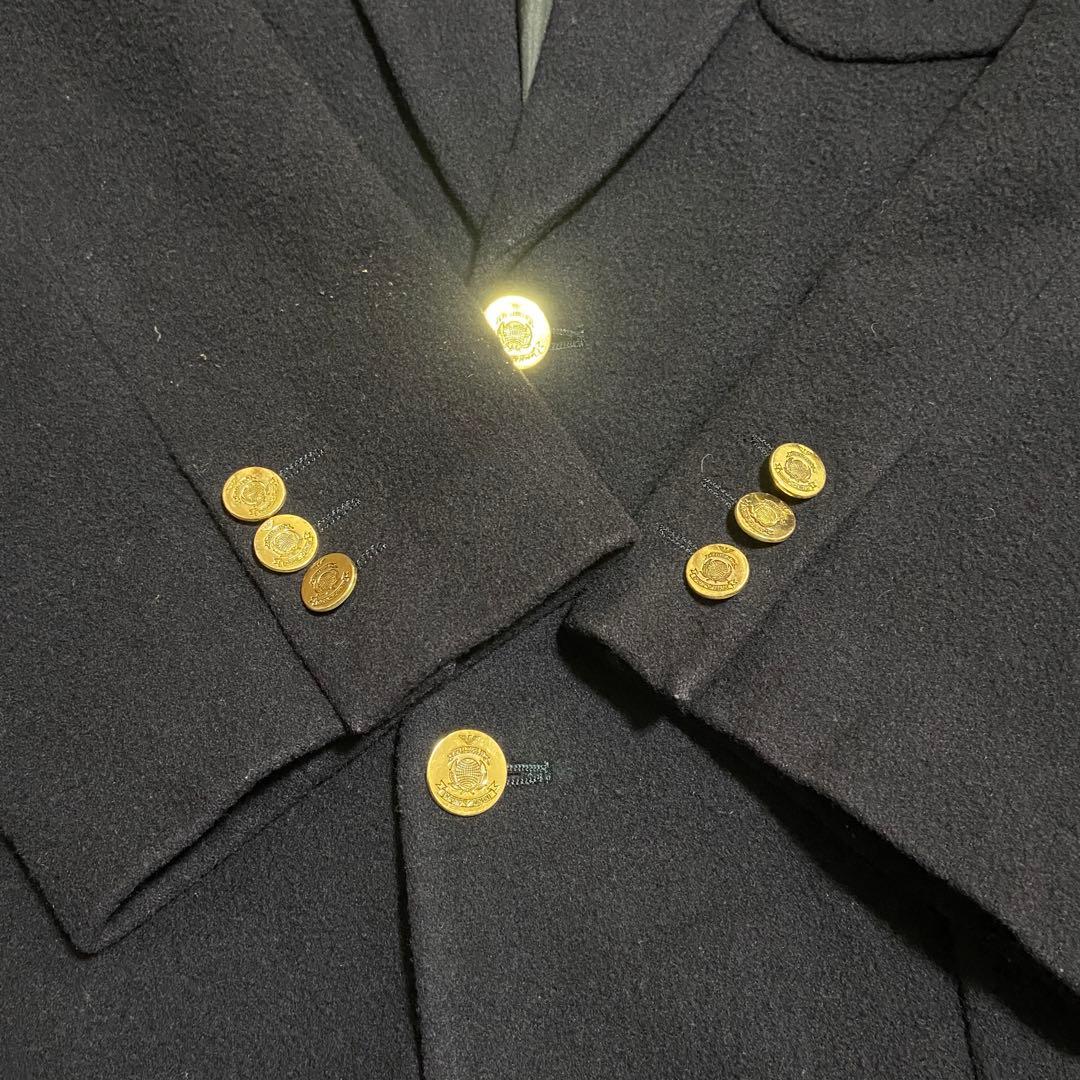 EMPORIO ARMANI エンポリオアルマーニ 金ボタン カシミヤ混ブレザー