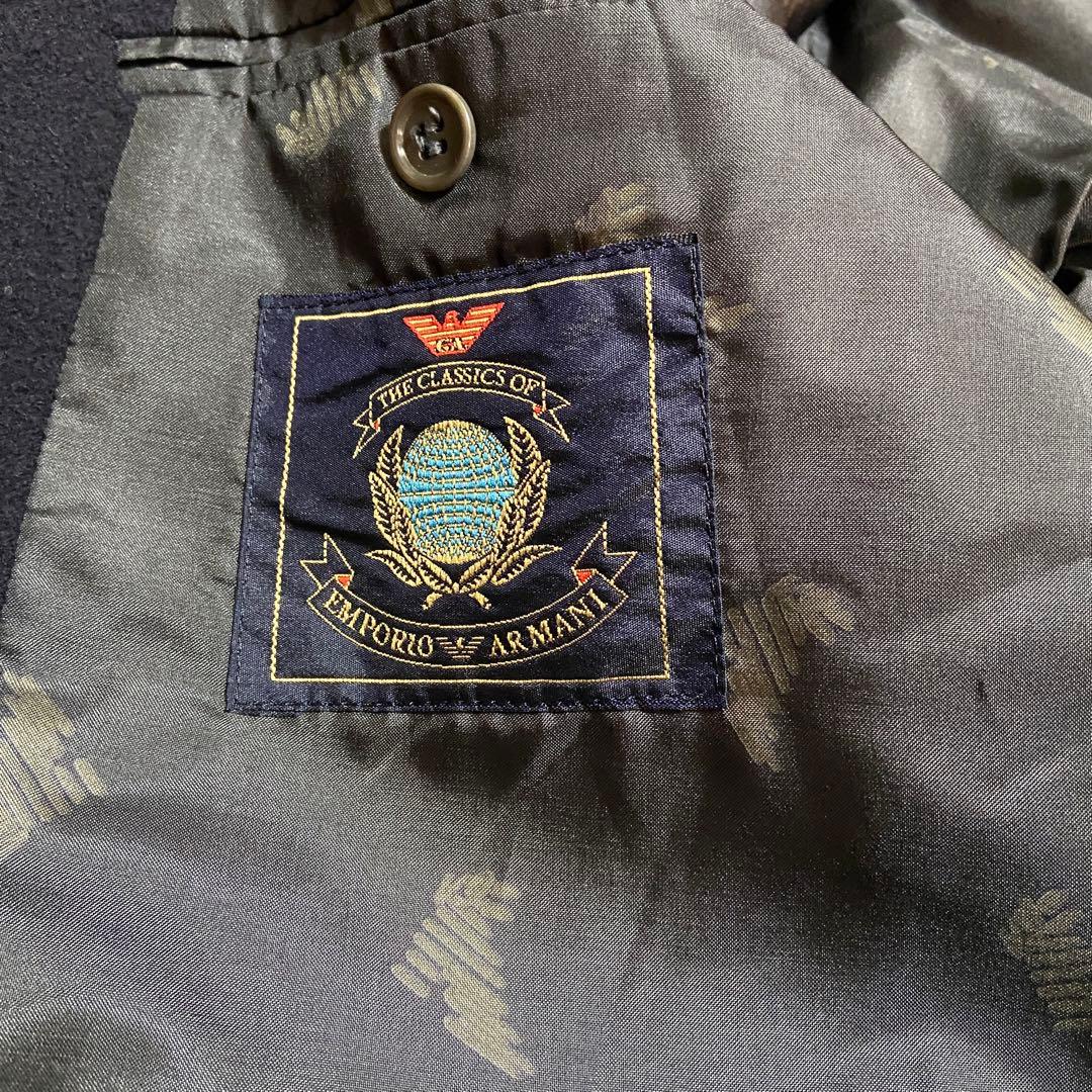 EMPORIO ARMANI エンポリオアルマーニ 金ボタン カシミヤ混ブレザー