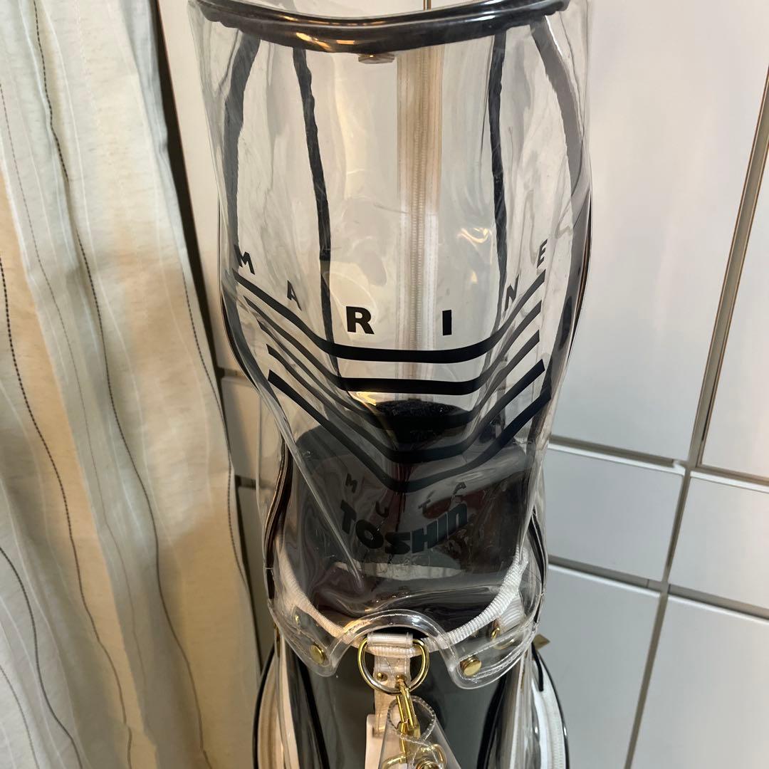 TOSHI MYT2 ゴルフバッグ・キャディバッグ クリア/ブラック