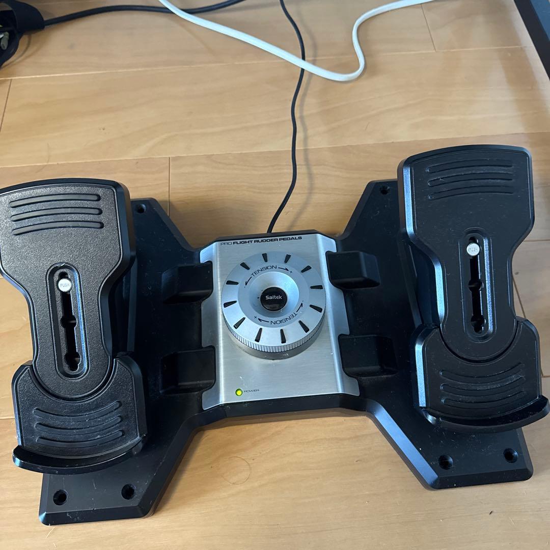 1*様 saitek ラダー フライトシミュレータ