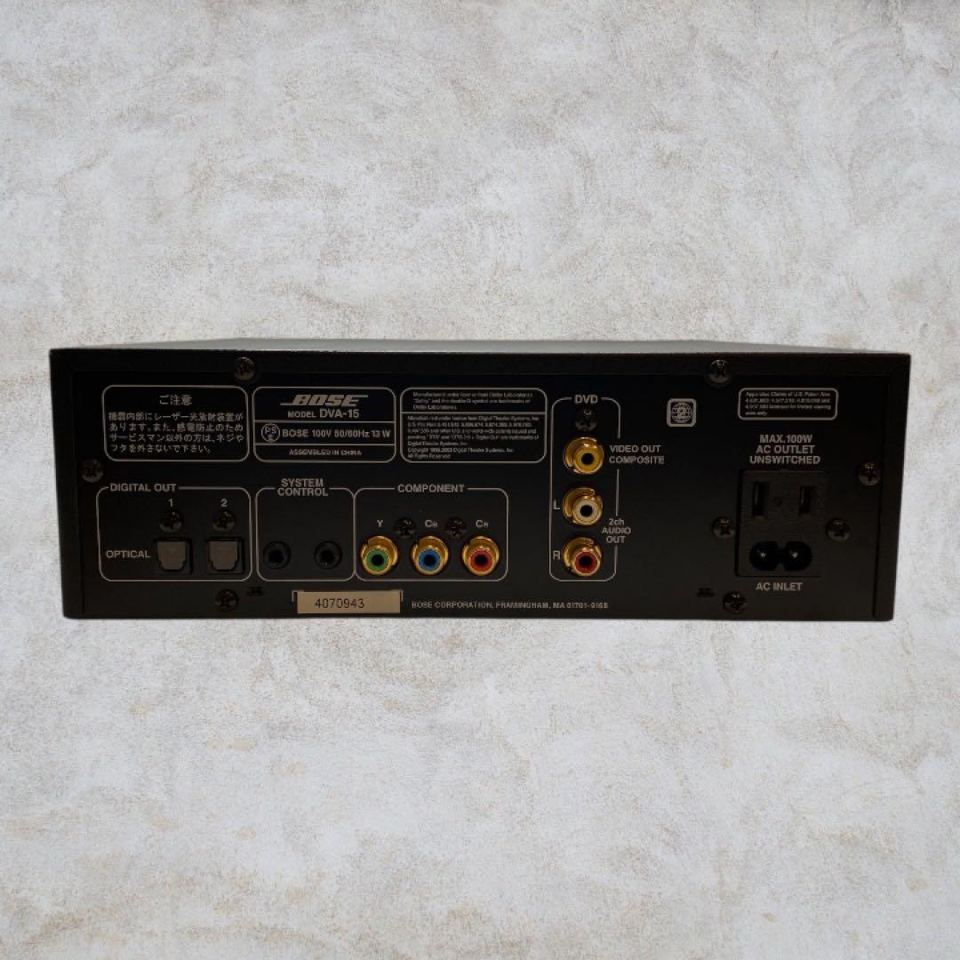 美品✨BOSE DVD PLAYER DVA-15 動作品
