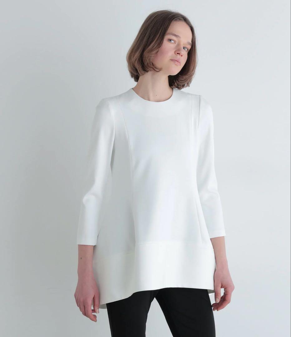 LEPHIL 2WAYツイルフレアブラウス