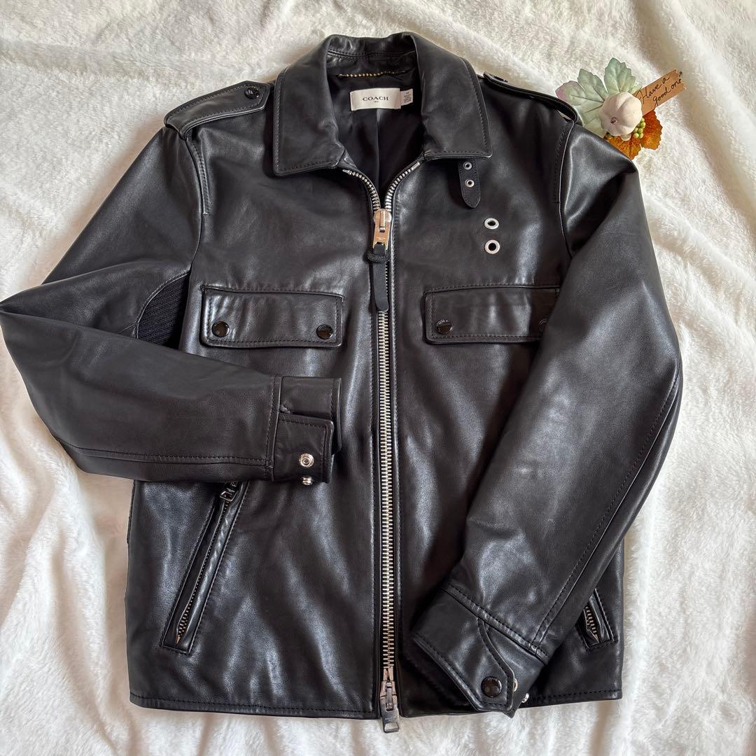 希少 コーチ1941 レザー ライダース ジャケット ランウェイコレクション
