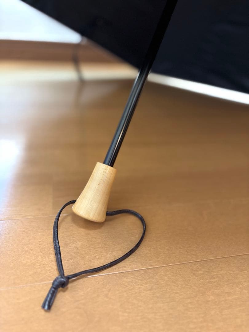 日傘 サンバリア100 2段　ブラック/ピンク