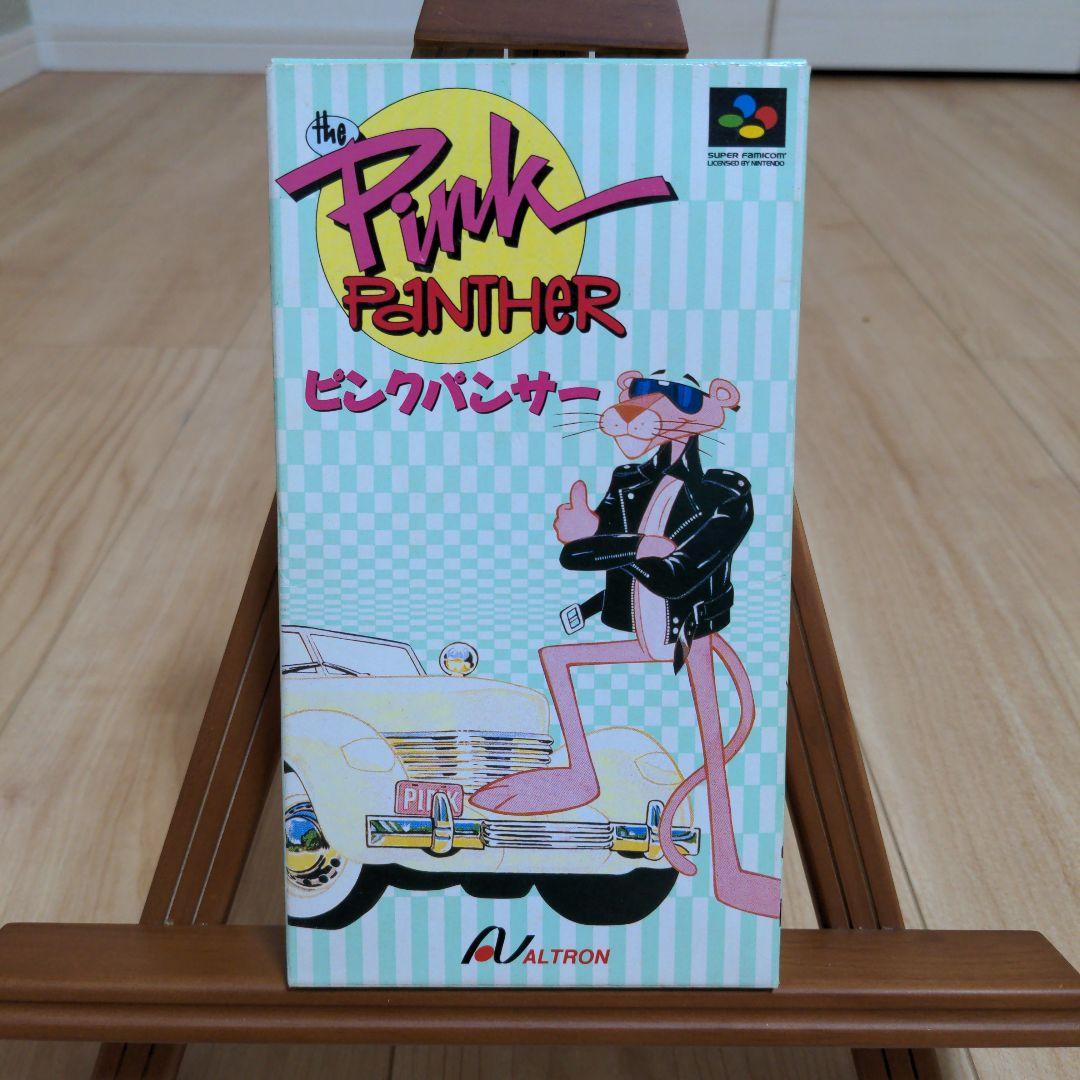SFC スーパーファミコンソフト　　ピンクパンサー　ハガキ付き