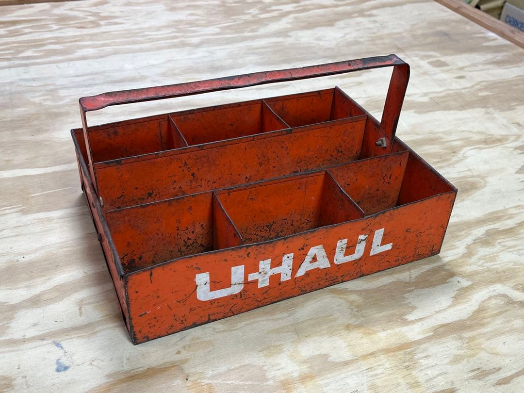 U-HAUL ツールボックス　ビンテージ　USA ガレージ 雑貨 トレー