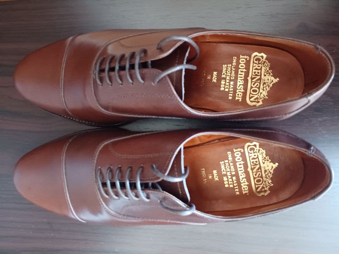 未使用 GRENSON グレンソン フットマスター 茶色 25.5cm 7/M