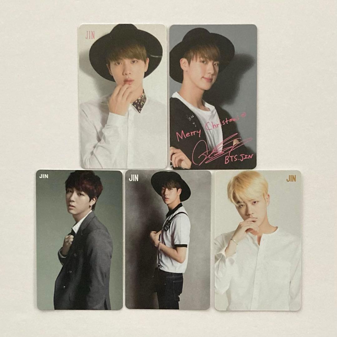 BTS ジン JIN I NEED U クリスマス RUN 他トレカ 5点