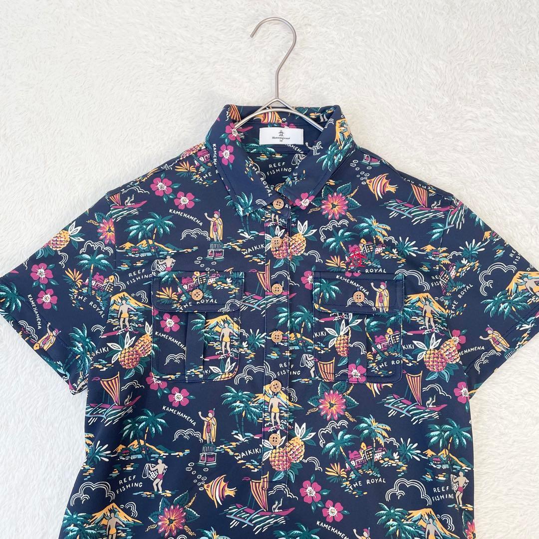 【美品】マンシングウエア×レインスプーナー　コラボワンピース　ゴルフウェア（92